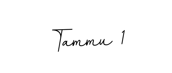 How to make Tammu 1 name signature. Use BallpointsItalic-DORy9 style for creating short signs online. This is the latest handwritten sign. Tammu 1 signature style 11 images and pictures png