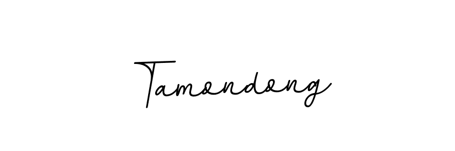 The best way (BallpointsItalic-DORy9) to make a short signature is to pick only two or three words in your name. The name Tamondong include a total of six letters. For converting this name. Tamondong signature style 11 images and pictures png
