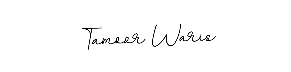 Create a beautiful signature design for name Tamoor Waris. With this signature (BallpointsItalic-DORy9) fonts, you can make a handwritten signature for free. Tamoor Waris signature style 11 images and pictures png