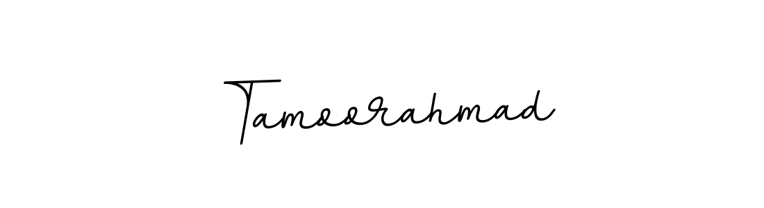Make a beautiful signature design for name Tamoorahmad. With this signature (BallpointsItalic-DORy9) style, you can create a handwritten signature for free. Tamoorahmad signature style 11 images and pictures png