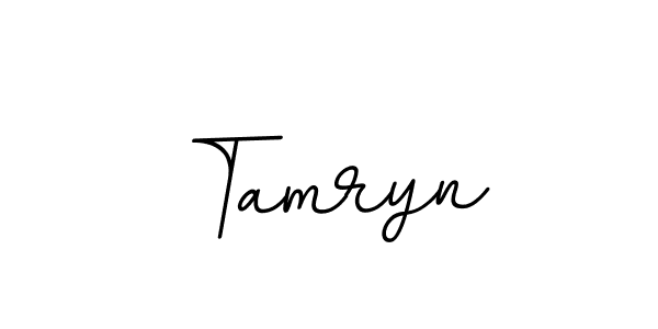 Create a beautiful signature design for name Tamryn. With this signature (BallpointsItalic-DORy9) fonts, you can make a handwritten signature for free. Tamryn signature style 11 images and pictures png