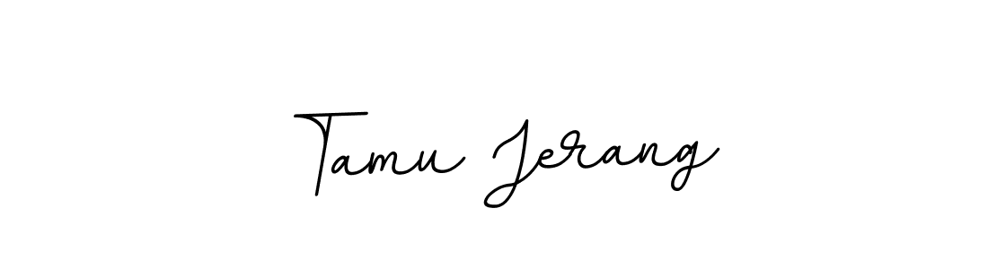 This is the best signature style for the Tamu Jerang name. Also you like these signature font (BallpointsItalic-DORy9). Mix name signature. Tamu Jerang signature style 11 images and pictures png