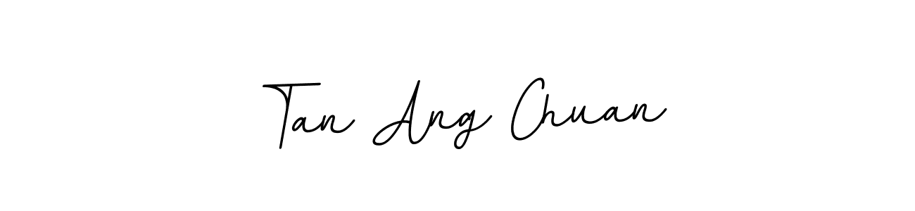 Make a beautiful signature design for name Tan Ang Chuan. With this signature (BallpointsItalic-DORy9) style, you can create a handwritten signature for free. Tan Ang Chuan signature style 11 images and pictures png