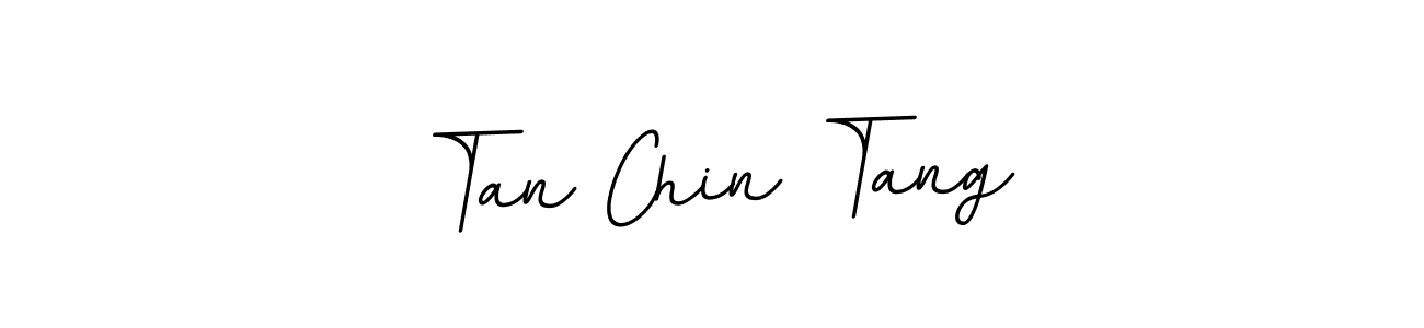 Use a signature maker to create a handwritten signature online. With this signature software, you can design (BallpointsItalic-DORy9) your own signature for name Tan Chin Tang. Tan Chin Tang signature style 11 images and pictures png