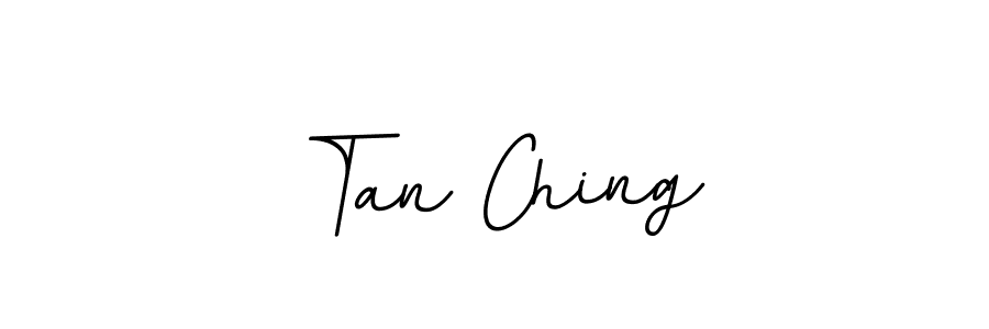 Use a signature maker to create a handwritten signature online. With this signature software, you can design (BallpointsItalic-DORy9) your own signature for name Tan Ching. Tan Ching signature style 11 images and pictures png