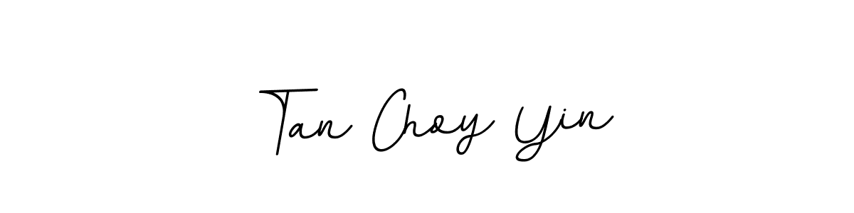 Make a beautiful signature design for name Tan Choy Yin. With this signature (BallpointsItalic-DORy9) style, you can create a handwritten signature for free. Tan Choy Yin signature style 11 images and pictures png