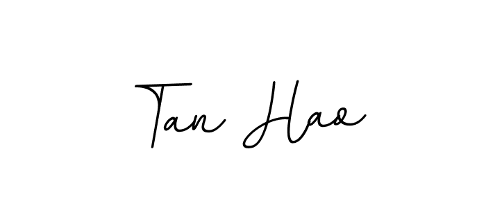 Use a signature maker to create a handwritten signature online. With this signature software, you can design (BallpointsItalic-DORy9) your own signature for name Tan Hao. Tan Hao signature style 11 images and pictures png