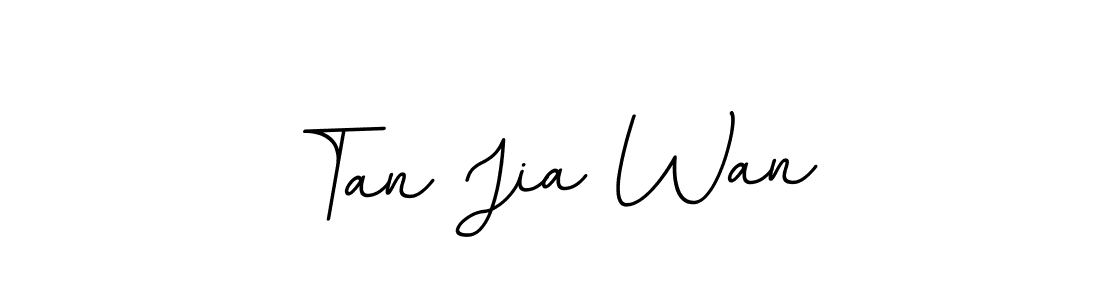 BallpointsItalic-DORy9 is a professional signature style that is perfect for those who want to add a touch of class to their signature. It is also a great choice for those who want to make their signature more unique. Get Tan Jia Wan name to fancy signature for free. Tan Jia Wan signature style 11 images and pictures png