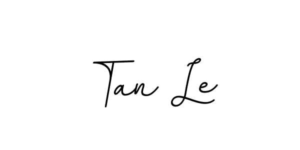 Use a signature maker to create a handwritten signature online. With this signature software, you can design (BallpointsItalic-DORy9) your own signature for name Tan Le. Tan Le signature style 11 images and pictures png