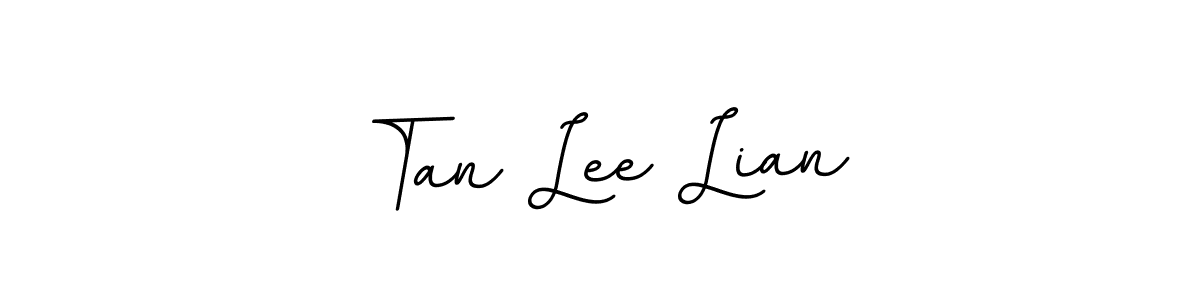 Create a beautiful signature design for name Tan Lee Lian. With this signature (BallpointsItalic-DORy9) fonts, you can make a handwritten signature for free. Tan Lee Lian signature style 11 images and pictures png