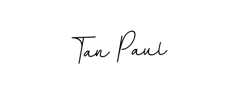 The best way (BallpointsItalic-DORy9) to make a short signature is to pick only two or three words in your name. The name Tan Paul include a total of six letters. For converting this name. Tan Paul signature style 11 images and pictures png