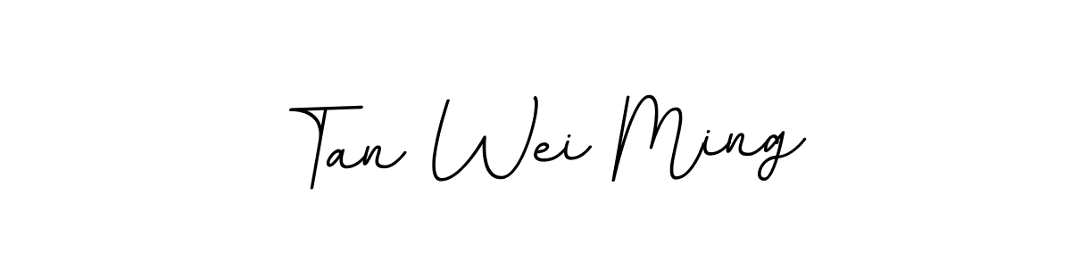 The best way (BallpointsItalic-DORy9) to make a short signature is to pick only two or three words in your name. The name Tan Wei Ming include a total of six letters. For converting this name. Tan Wei Ming signature style 11 images and pictures png
