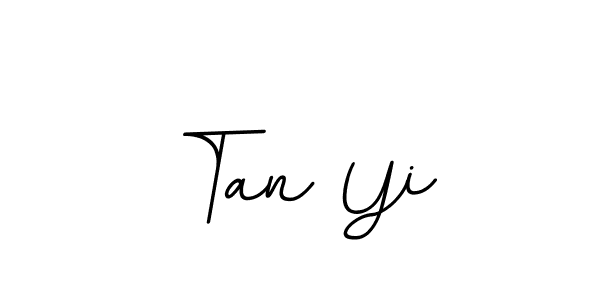 Design your own signature with our free online signature maker. With this signature software, you can create a handwritten (BallpointsItalic-DORy9) signature for name Tan Yi. Tan Yi signature style 11 images and pictures png