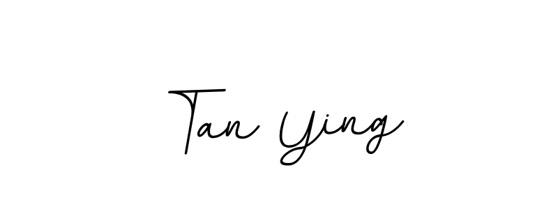 Make a beautiful signature design for name Tan Ying. With this signature (BallpointsItalic-DORy9) style, you can create a handwritten signature for free. Tan Ying signature style 11 images and pictures png