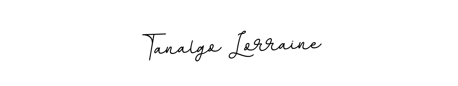 Tanalgo Lorraine stylish signature style. Best Handwritten Sign (BallpointsItalic-DORy9) for my name. Handwritten Signature Collection Ideas for my name Tanalgo Lorraine. Tanalgo Lorraine signature style 11 images and pictures png