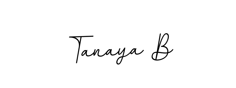 Also You can easily find your signature by using the search form. We will create Tanaya B name handwritten signature images for you free of cost using BallpointsItalic-DORy9 sign style. Tanaya B signature style 11 images and pictures png