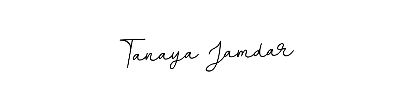 Also we have Tanaya Jamdar name is the best signature style. Create professional handwritten signature collection using BallpointsItalic-DORy9 autograph style. Tanaya Jamdar signature style 11 images and pictures png