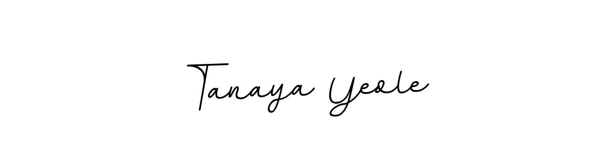 Create a beautiful signature design for name Tanaya Yeole. With this signature (BallpointsItalic-DORy9) fonts, you can make a handwritten signature for free. Tanaya Yeole signature style 11 images and pictures png