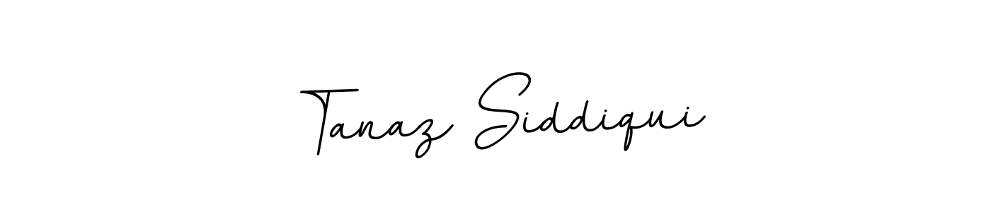 Design your own signature with our free online signature maker. With this signature software, you can create a handwritten (BallpointsItalic-DORy9) signature for name Tanaz Siddiqui. Tanaz Siddiqui signature style 11 images and pictures png