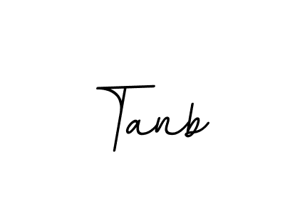 You should practise on your own different ways (BallpointsItalic-DORy9) to write your name (Tanb) in signature. don't let someone else do it for you. Tanb signature style 11 images and pictures png