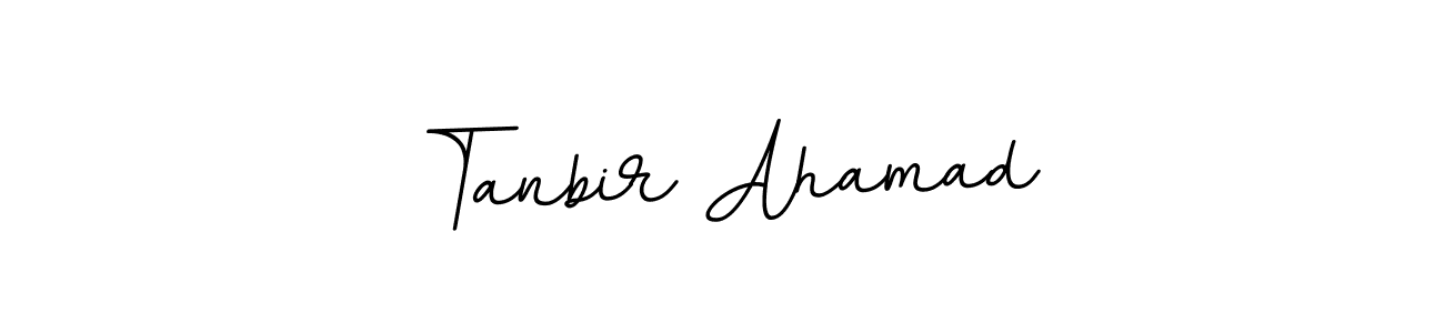 The best way (BallpointsItalic-DORy9) to make a short signature is to pick only two or three words in your name. The name Tanbir Ahamad include a total of six letters. For converting this name. Tanbir Ahamad signature style 11 images and pictures png