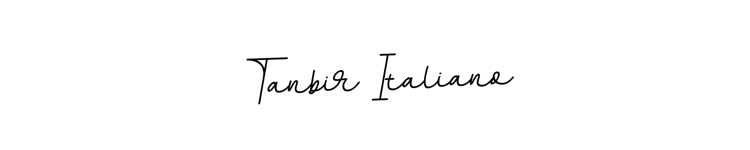 How to make Tanbir Italiano signature? BallpointsItalic-DORy9 is a professional autograph style. Create handwritten signature for Tanbir Italiano name. Tanbir Italiano signature style 11 images and pictures png