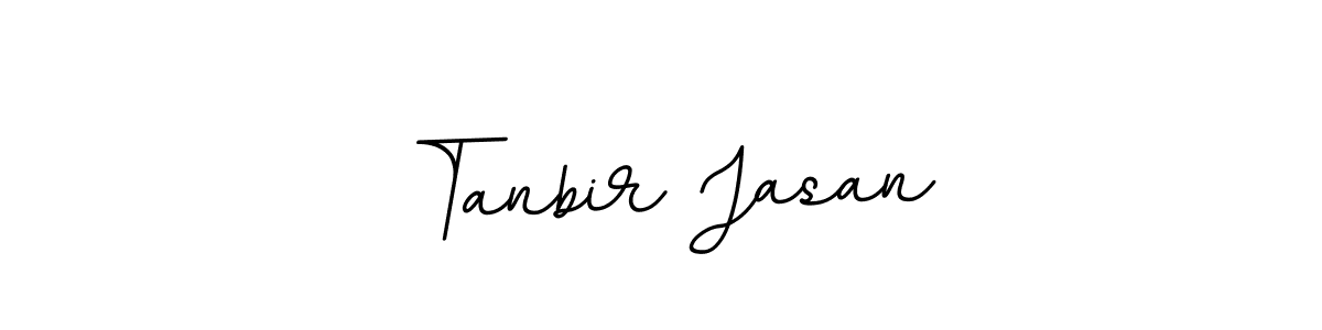 Design your own signature with our free online signature maker. With this signature software, you can create a handwritten (BallpointsItalic-DORy9) signature for name Tanbir Jasan. Tanbir Jasan signature style 11 images and pictures png