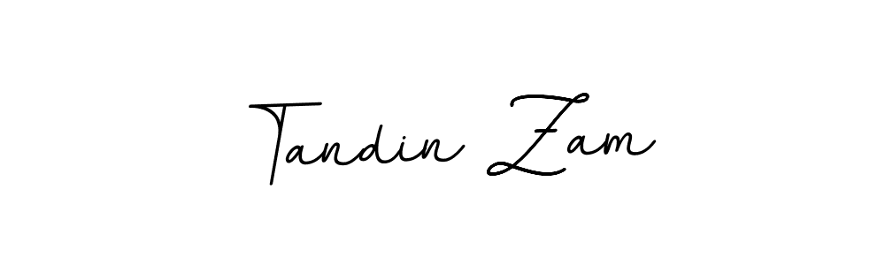 Make a beautiful signature design for name Tandin Zam. With this signature (BallpointsItalic-DORy9) style, you can create a handwritten signature for free. Tandin Zam signature style 11 images and pictures png