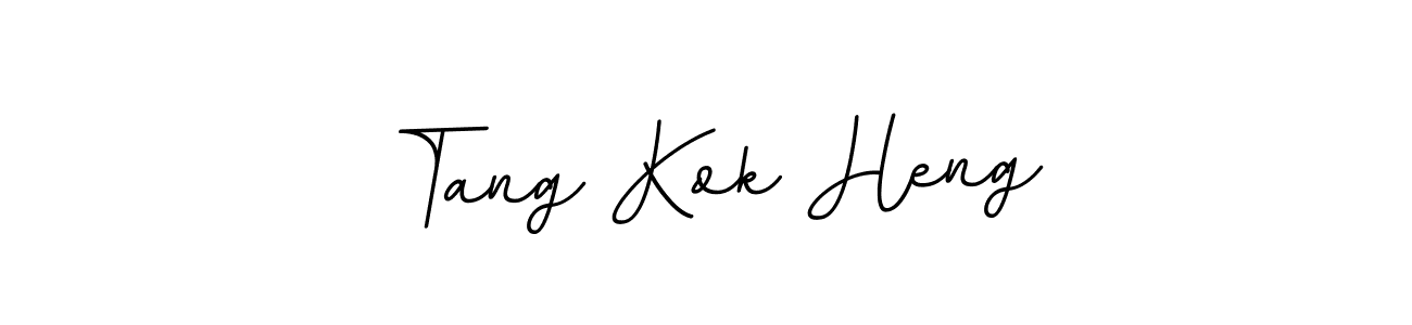 This is the best signature style for the Tang Kok Heng name. Also you like these signature font (BallpointsItalic-DORy9). Mix name signature. Tang Kok Heng signature style 11 images and pictures png