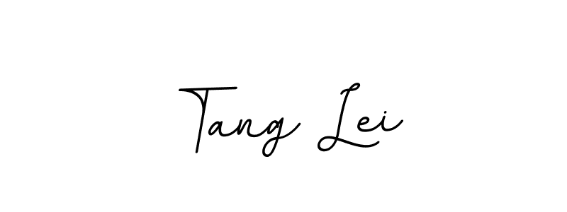 You should practise on your own different ways (BallpointsItalic-DORy9) to write your name (Tang Lei) in signature. don't let someone else do it for you. Tang Lei signature style 11 images and pictures png