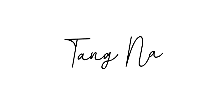 Design your own signature with our free online signature maker. With this signature software, you can create a handwritten (BallpointsItalic-DORy9) signature for name Tang Na. Tang Na signature style 11 images and pictures png