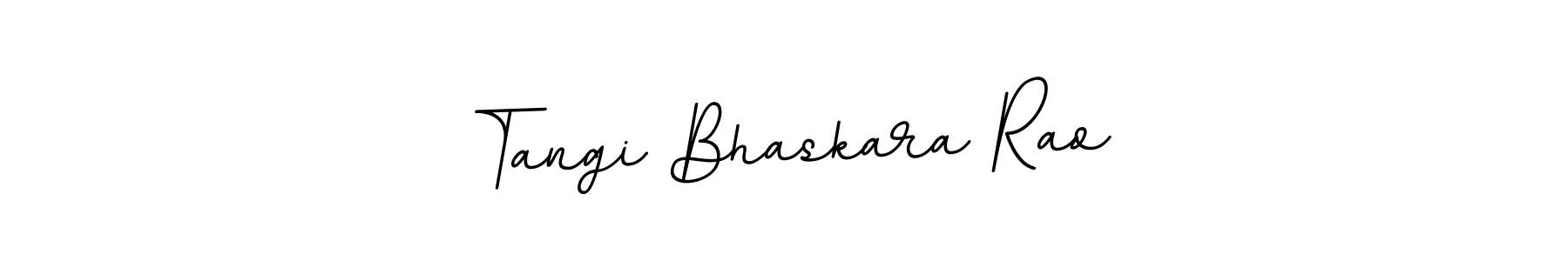 Make a beautiful signature design for name Tangi Bhaskara Rao. With this signature (BallpointsItalic-DORy9) style, you can create a handwritten signature for free. Tangi Bhaskara Rao signature style 11 images and pictures png