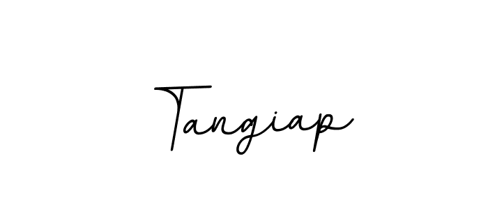 This is the best signature style for the Tangiap name. Also you like these signature font (BallpointsItalic-DORy9). Mix name signature. Tangiap signature style 11 images and pictures png