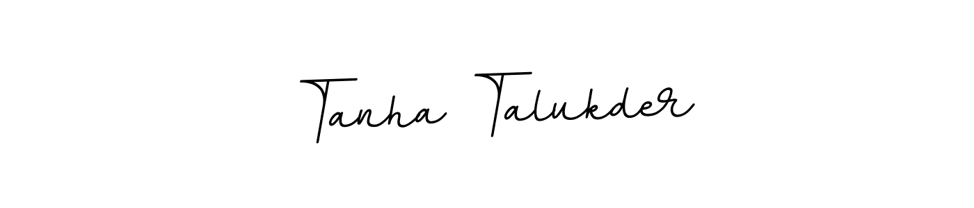 Tanha Talukder stylish signature style. Best Handwritten Sign (BallpointsItalic-DORy9) for my name. Handwritten Signature Collection Ideas for my name Tanha Talukder. Tanha Talukder signature style 11 images and pictures png