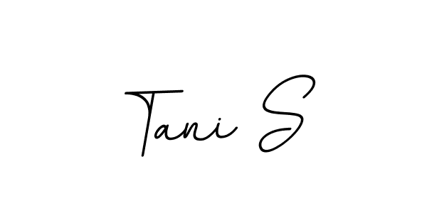 Check out images of Autograph of Tani S name. Actor Tani S Signature Style. BallpointsItalic-DORy9 is a professional sign style online. Tani S signature style 11 images and pictures png