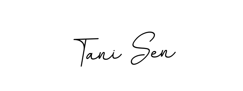 Create a beautiful signature design for name Tani Sen. With this signature (BallpointsItalic-DORy9) fonts, you can make a handwritten signature for free. Tani Sen signature style 11 images and pictures png
