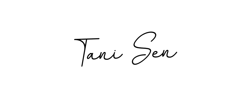 Make a beautiful signature design for name Tani Sen. With this signature (BallpointsItalic-DORy9) style, you can create a handwritten signature for free. Tani Sen signature style 11 images and pictures png