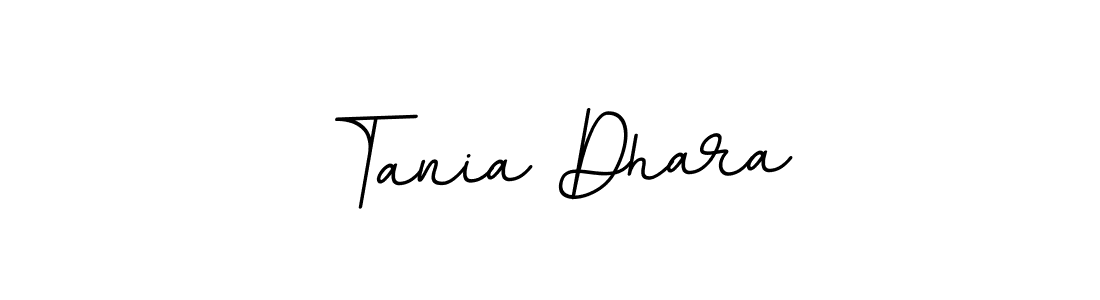 You should practise on your own different ways (BallpointsItalic-DORy9) to write your name (Tania Dhara) in signature. don't let someone else do it for you. Tania Dhara signature style 11 images and pictures png