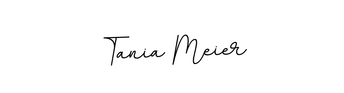 Design your own signature with our free online signature maker. With this signature software, you can create a handwritten (BallpointsItalic-DORy9) signature for name Tania Meier. Tania Meier signature style 11 images and pictures png