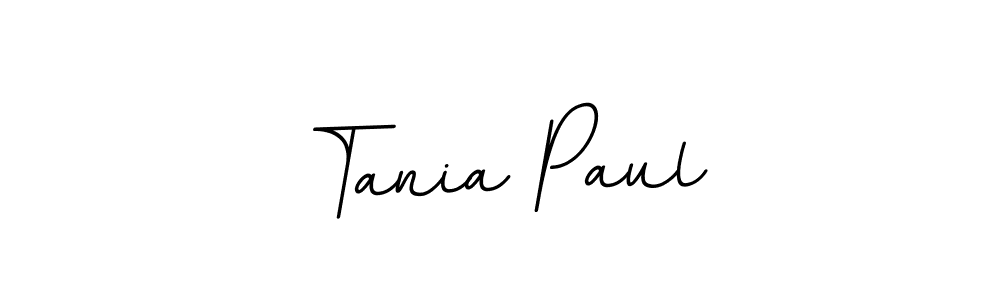 Make a beautiful signature design for name Tania Paul. With this signature (BallpointsItalic-DORy9) style, you can create a handwritten signature for free. Tania Paul signature style 11 images and pictures png
