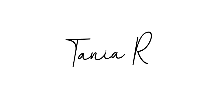 Also You can easily find your signature by using the search form. We will create Tania R name handwritten signature images for you free of cost using BallpointsItalic-DORy9 sign style. Tania R signature style 11 images and pictures png