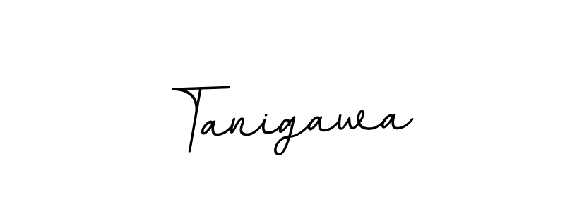 Make a beautiful signature design for name Tanigawa. With this signature (BallpointsItalic-DORy9) style, you can create a handwritten signature for free. Tanigawa signature style 11 images and pictures png