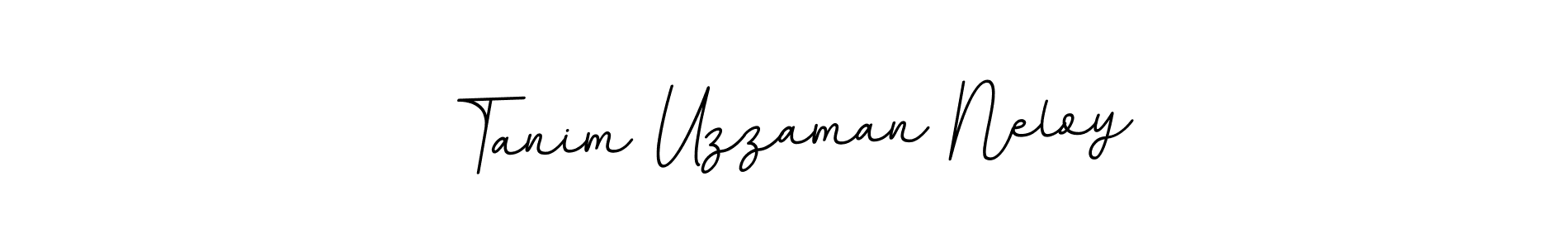 Create a beautiful signature design for name Tanim Uzzaman Neloy. With this signature (BallpointsItalic-DORy9) fonts, you can make a handwritten signature for free. Tanim Uzzaman Neloy signature style 11 images and pictures png