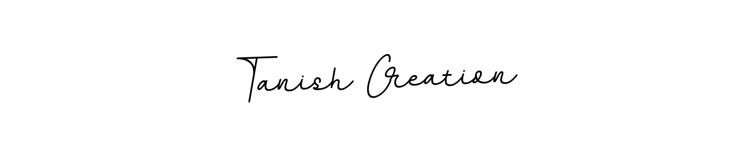 Design your own signature with our free online signature maker. With this signature software, you can create a handwritten (BallpointsItalic-DORy9) signature for name Tanish Creation. Tanish Creation signature style 11 images and pictures png