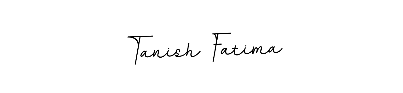 Design your own signature with our free online signature maker. With this signature software, you can create a handwritten (BallpointsItalic-DORy9) signature for name Tanish Fatima. Tanish Fatima signature style 11 images and pictures png