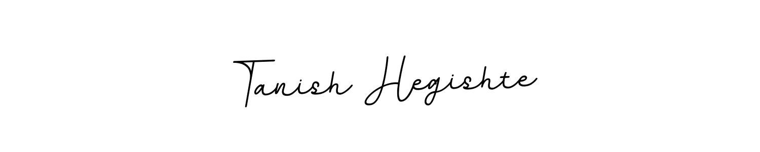 The best way (BallpointsItalic-DORy9) to make a short signature is to pick only two or three words in your name. The name Tanish Hegishte include a total of six letters. For converting this name. Tanish Hegishte signature style 11 images and pictures png