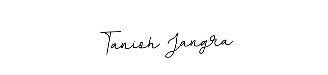 Similarly BallpointsItalic-DORy9 is the best handwritten signature design. Signature creator online .You can use it as an online autograph creator for name Tanish Jangra. Tanish Jangra signature style 11 images and pictures png