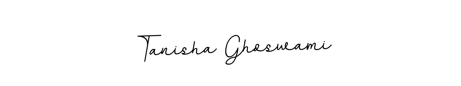 Create a beautiful signature design for name Tanisha Ghoswami. With this signature (BallpointsItalic-DORy9) fonts, you can make a handwritten signature for free. Tanisha Ghoswami signature style 11 images and pictures png