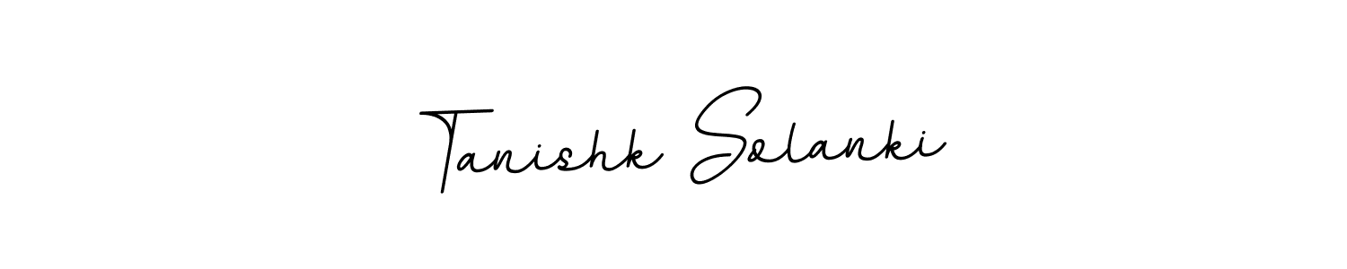 This is the best signature style for the Tanishk Solanki name. Also you like these signature font (BallpointsItalic-DORy9). Mix name signature. Tanishk Solanki signature style 11 images and pictures png