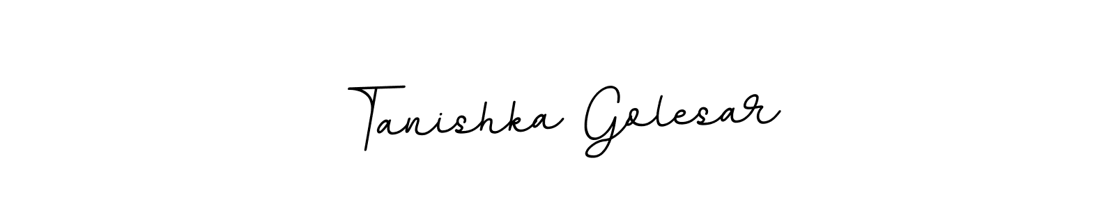 Use a signature maker to create a handwritten signature online. With this signature software, you can design (BallpointsItalic-DORy9) your own signature for name Tanishka Golesar. Tanishka Golesar signature style 11 images and pictures png